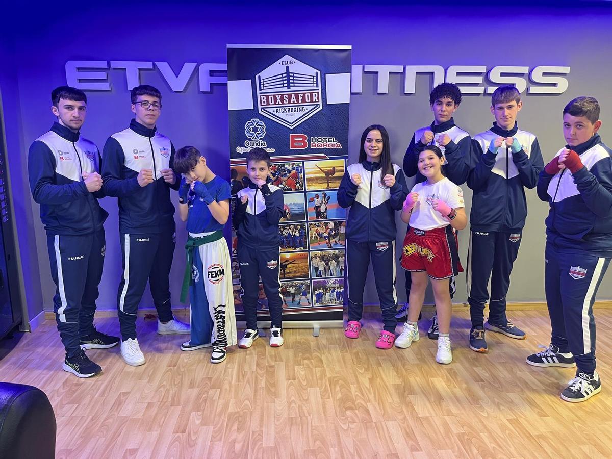 Los y las deportistas del BoxSafor Club