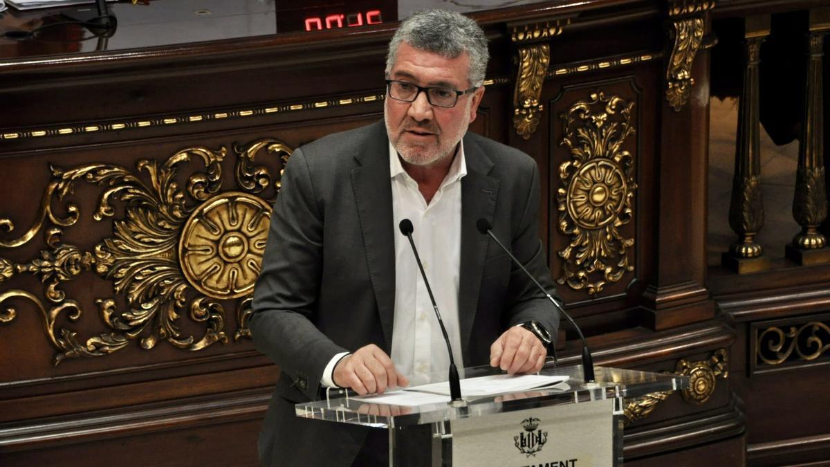 Ferran Puchades, concejal de Compromís en València.