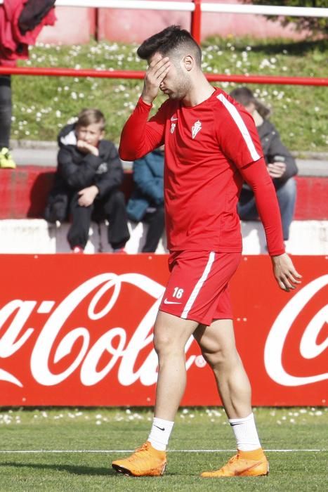 Entrenamiento del Sporting