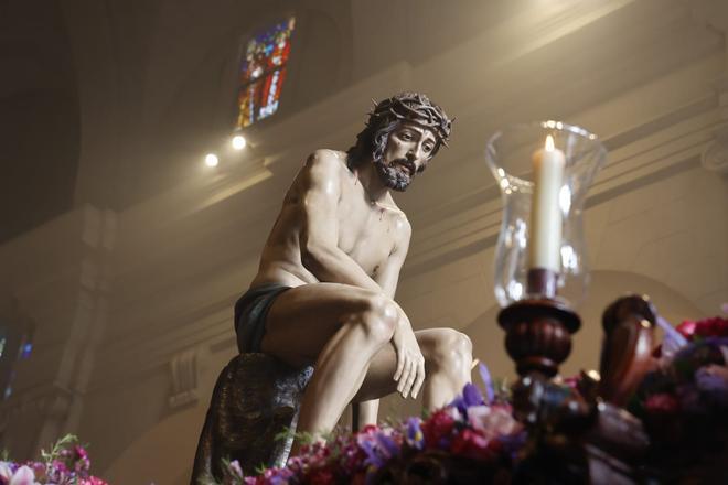 Procesión en Alicante del Cristo de la Humildad y Paciencia de la Parroquia de Nuestra Señora de Gracia