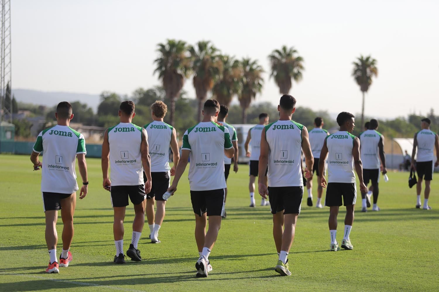 La última sesión del Córdoba CF antes del 'stage', en imágenes