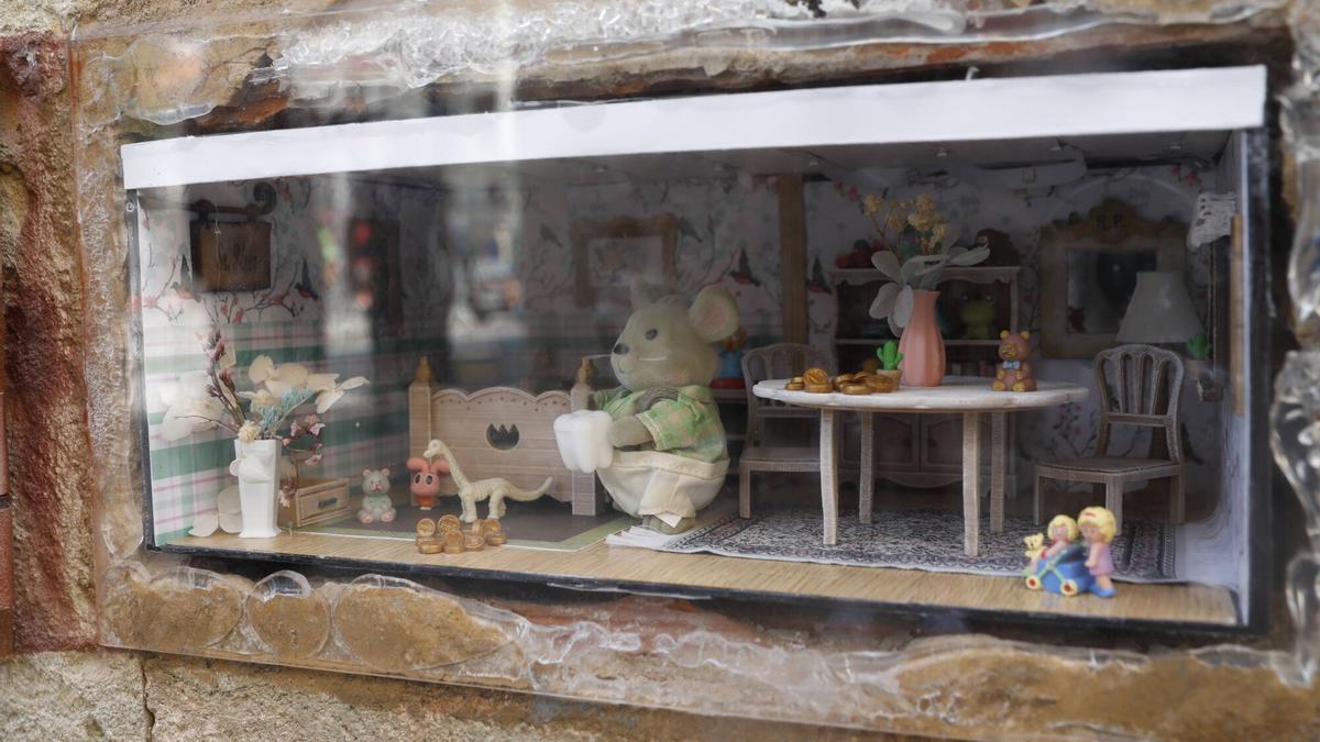 Casa del Ratón Pérez en el Pasaje del Bollo antes de sufrir el acto vandálico.