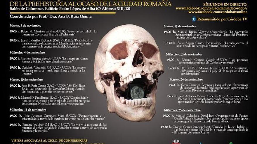 La Real Academia analiza y debate sobre la historia de la muerte en Córdoba