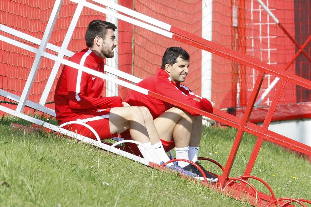 Entrenamiento del Sporting