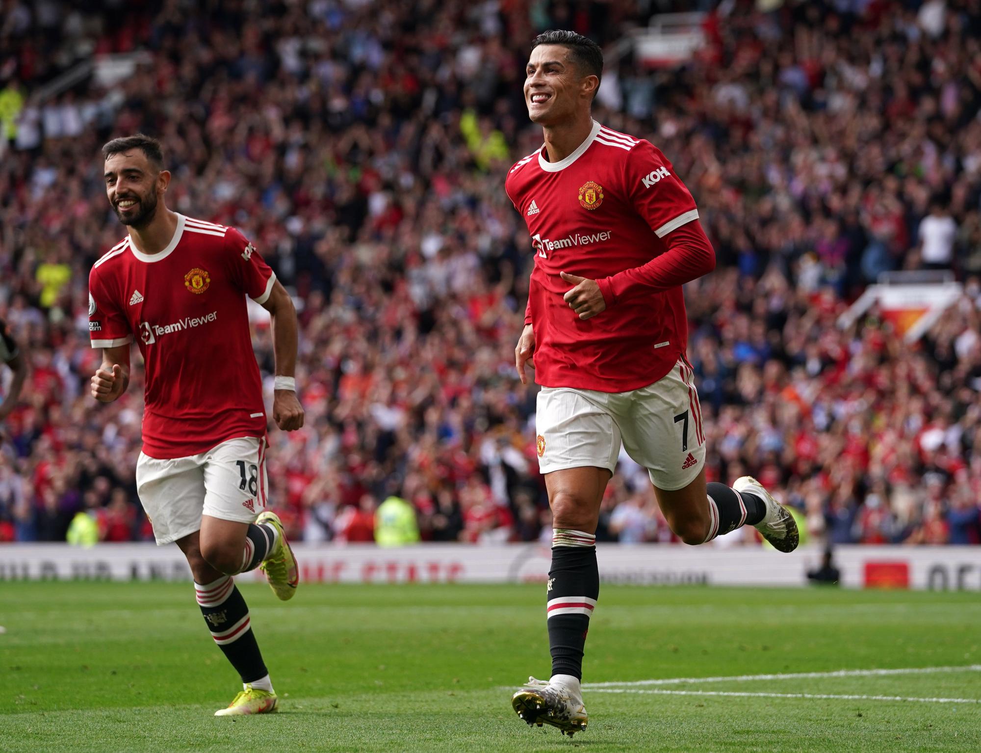 Cristiano Ronaldo celebra un gol en un encuentro reciente contra el Newcastle