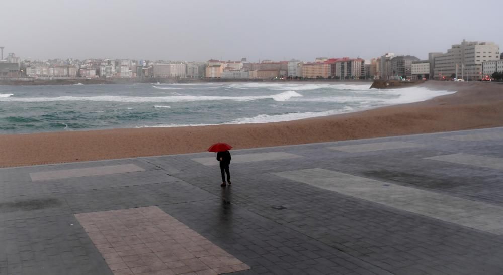 Alerta roja en el litoral de A Coruña y Pontevedra
