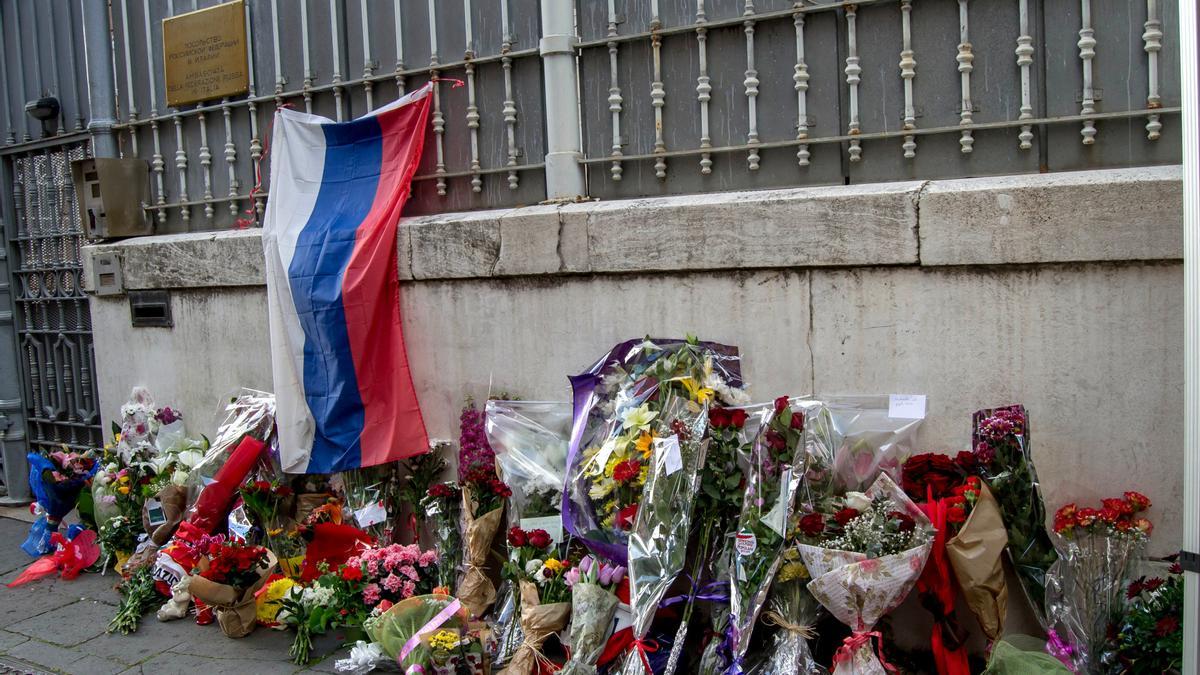 Embajada de Rusia en Roma, Italia.