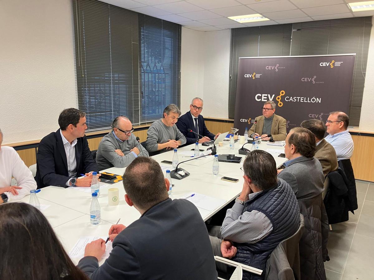 Junta directiva de CEV Castellón.