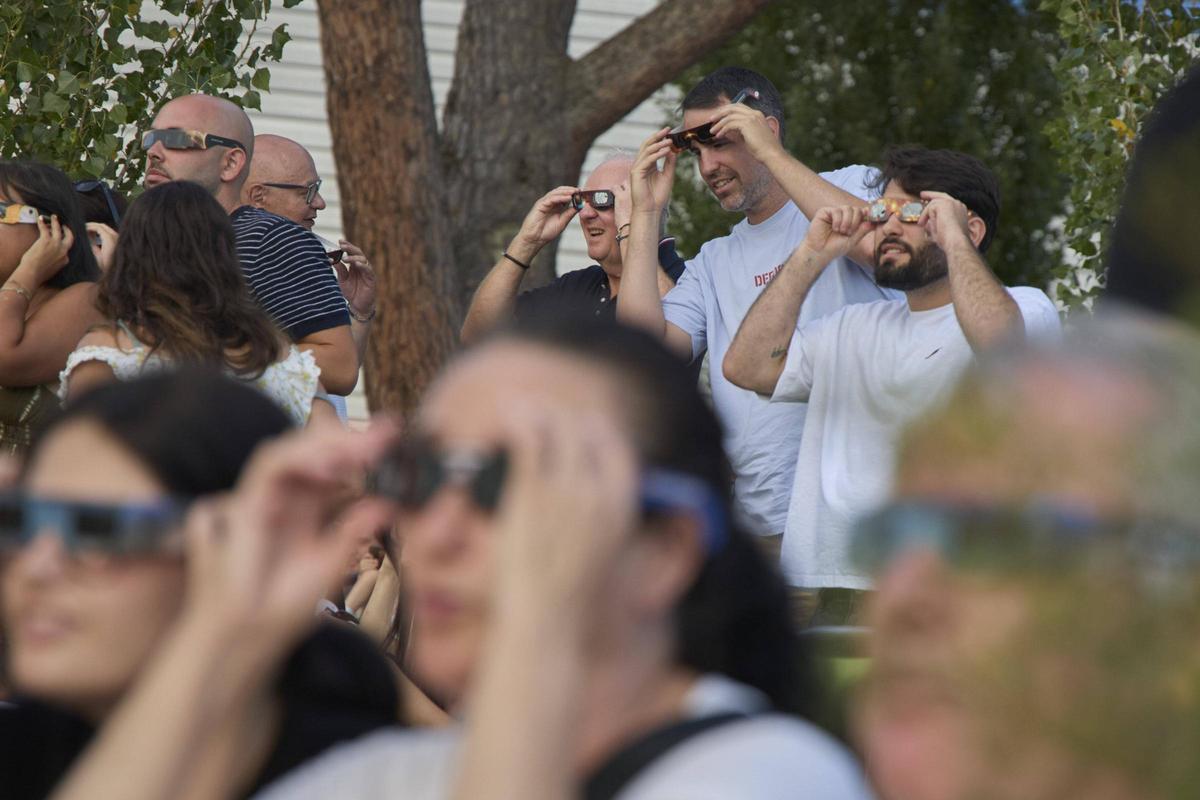 L'eclipsi a Llagostera
