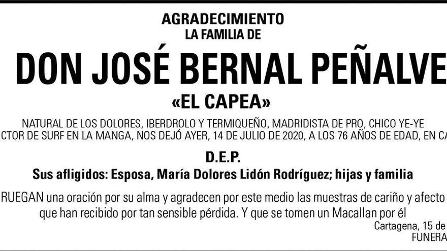 D. José Bernal Peñalver