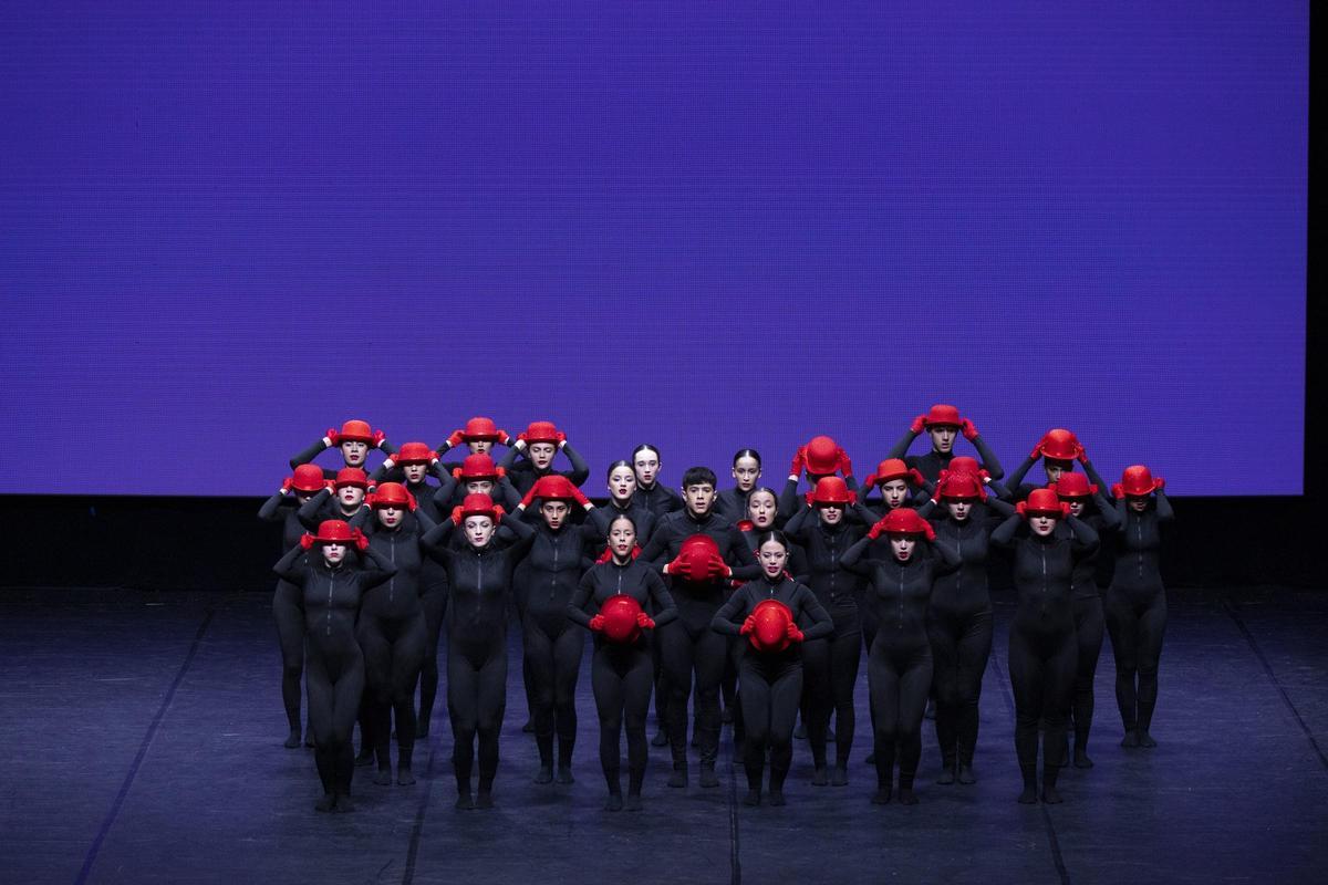 Durante la coreografía Red Jazz, ganadora del Premio Vigo Porté 2024.