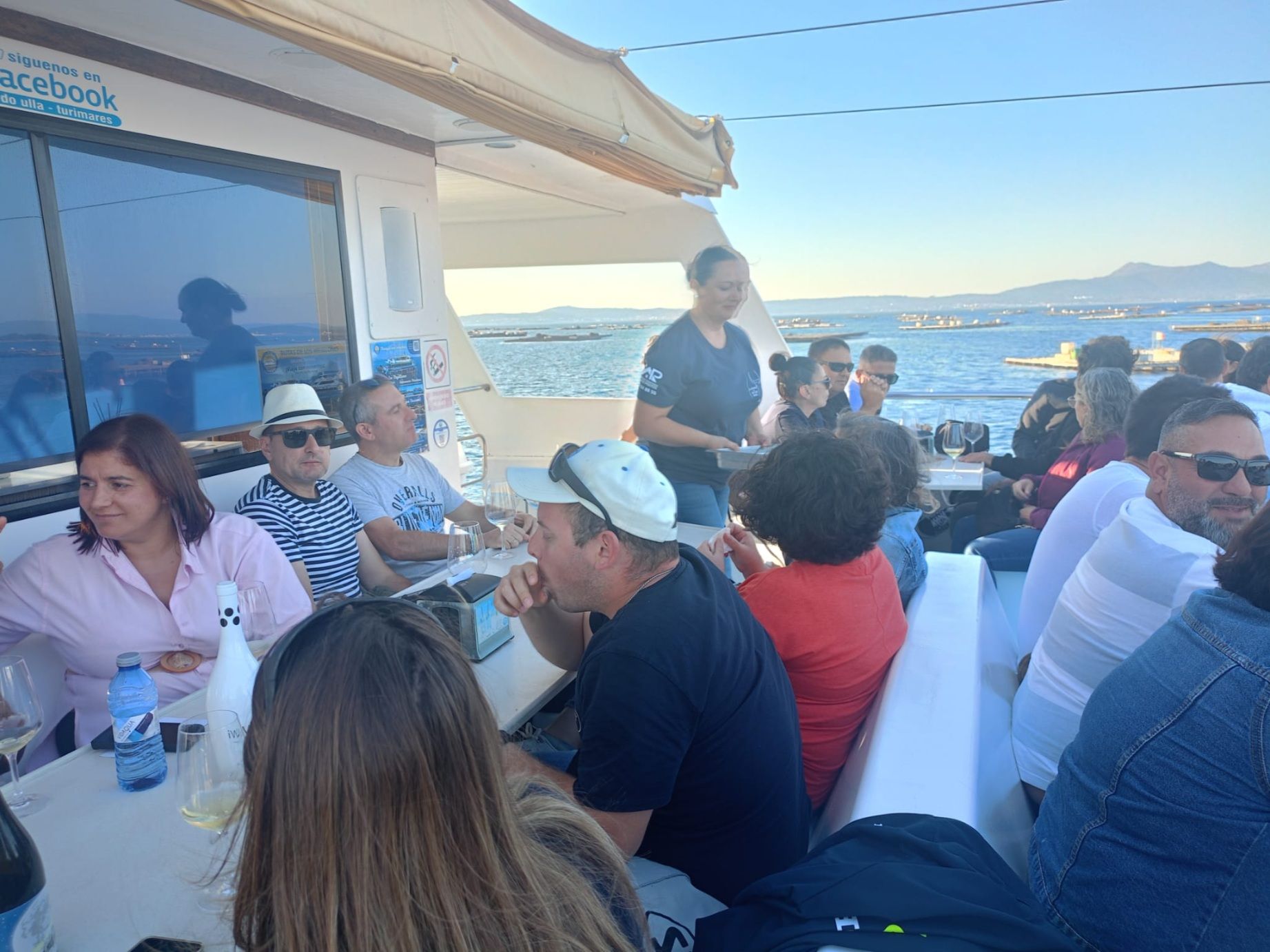 La ruta de «Viños singulares polo mar» a bordo del catamarán «Gran Cormorán Jet», esta tarde-noche.