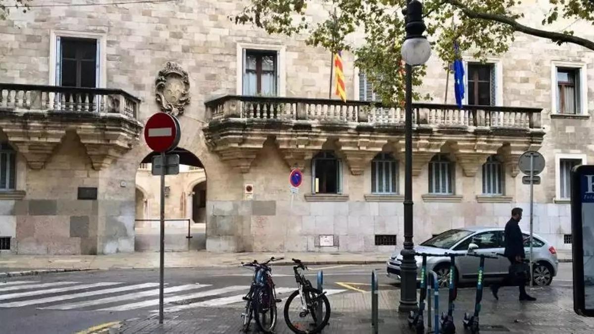 Fachada de la Audiencia Provincial de Palma