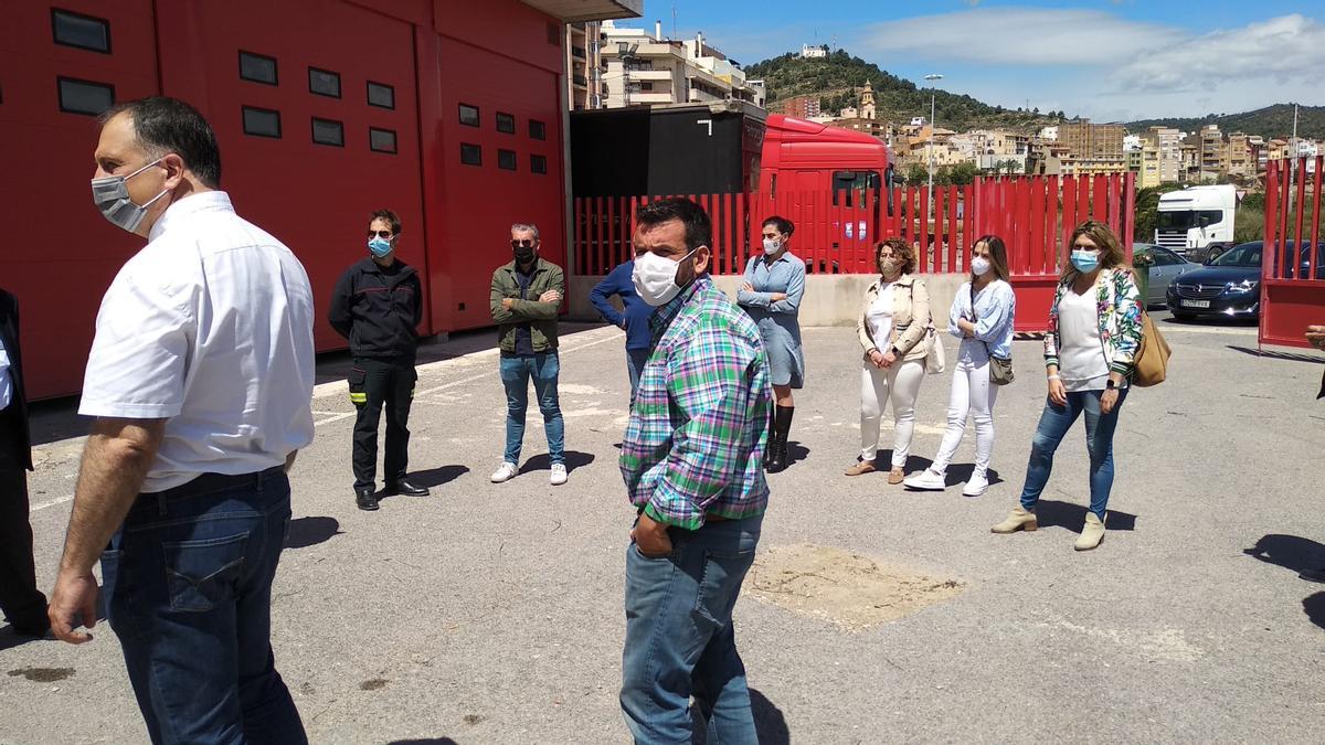 Los representantes del PP provincial han visitado las instalaciones del parque de Protección Civil de l&#039;Alcora.