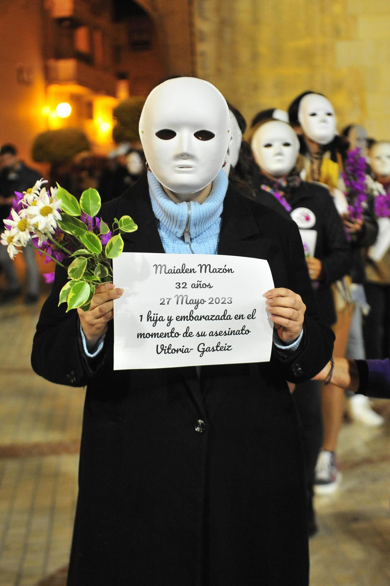 Manifestación por el 25N en Elche