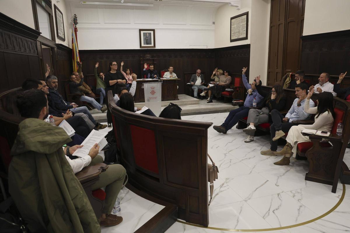 Reciente votación plenaria.