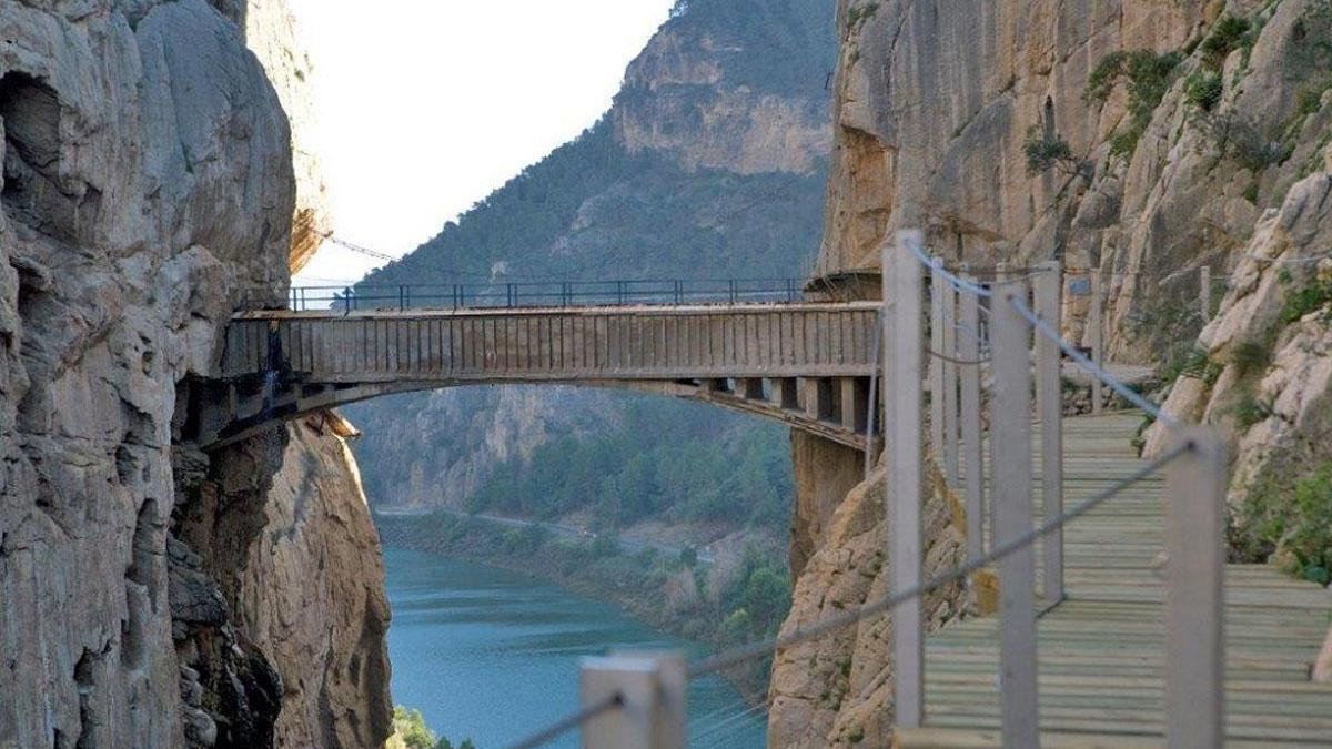 Vista del Caminito del Rey.