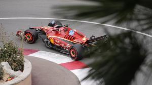 Charles Leclerc, en los libres del Gran Premio de Mónaco.