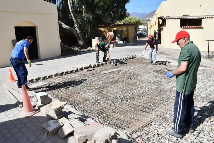 25/09/19 TELDE.  La antigua Fábrica de Azúcar de Telde, está siendo acondicionada por alumnos de PFAE.     FOTÓGRAFA: YAIZA SOCORRO.  | 25/09/2019 | Fotógrafo: Yaiza Socorro