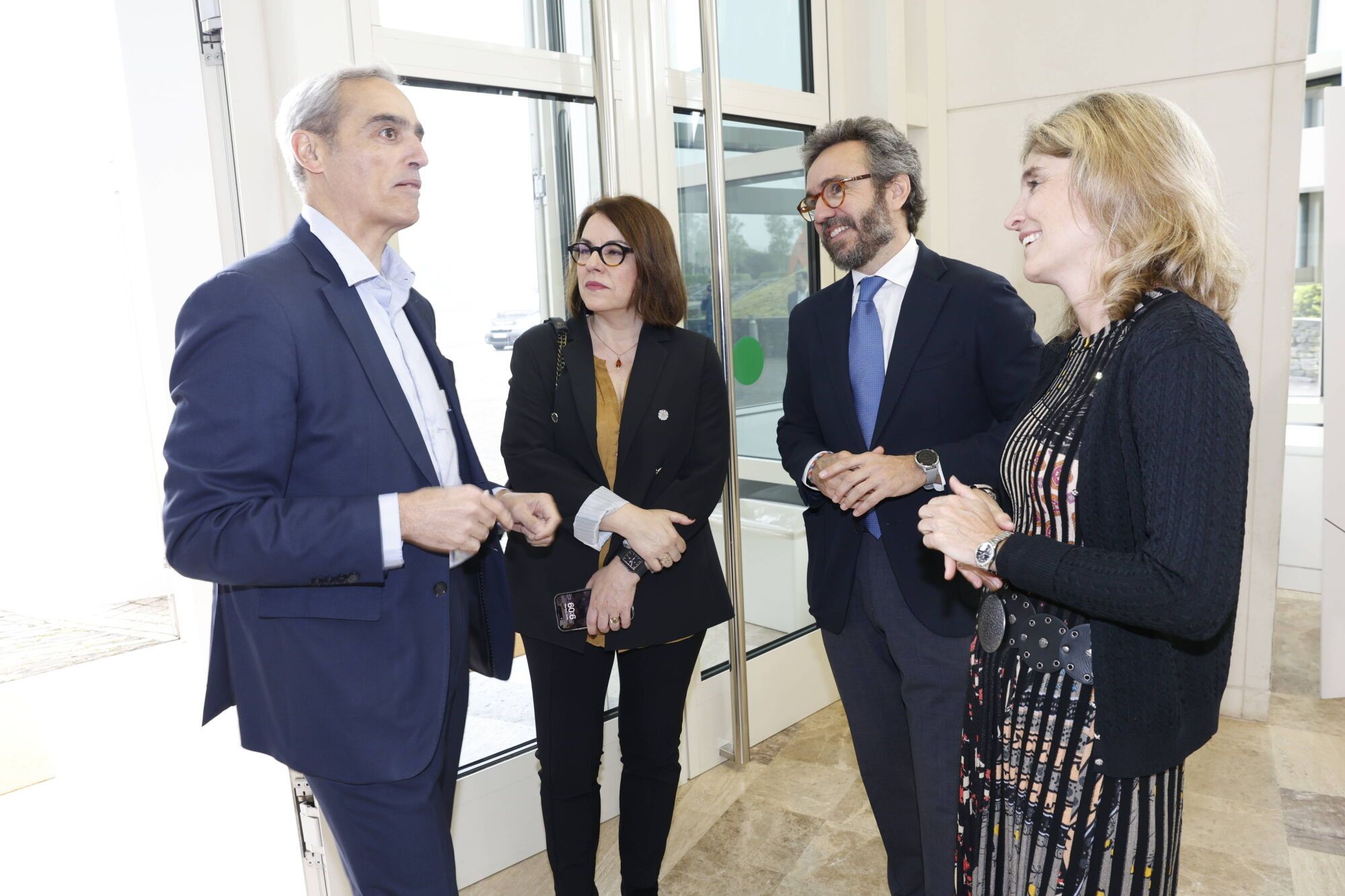 Por la izquierda, Jacobo Cosmen, Ángeles Rivero, Aitor Moll y Ainhoa Moll.