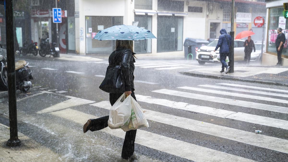 Imagen de un día lluvioso en Andalucía.