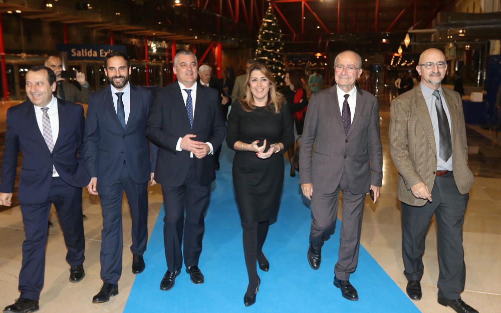 El Palacio de Congresos de Málaga acoge el acto institucional de celebración del aniversario de la tecnópolis malagueña, con la presencia de la presidenta de la Junta