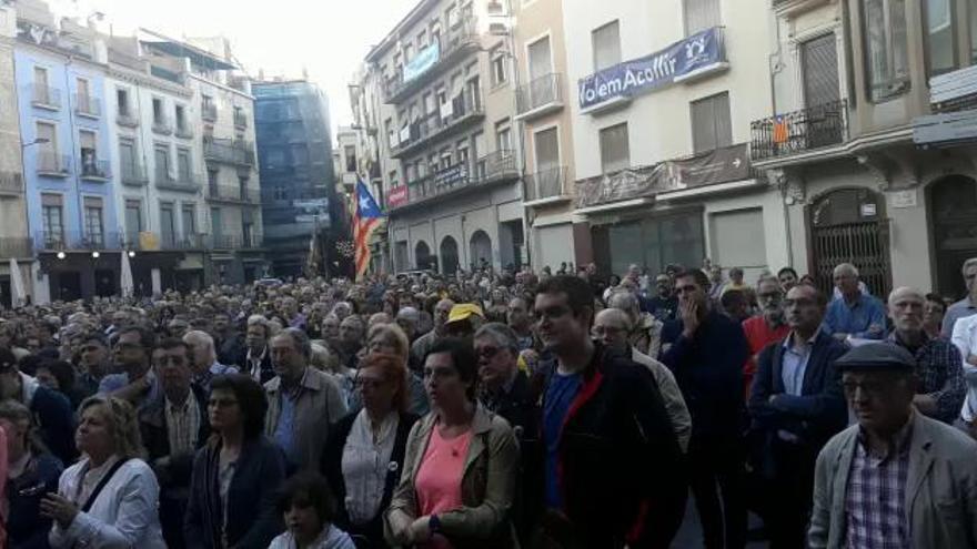 Manifestació del final del judici al procés a Manresa