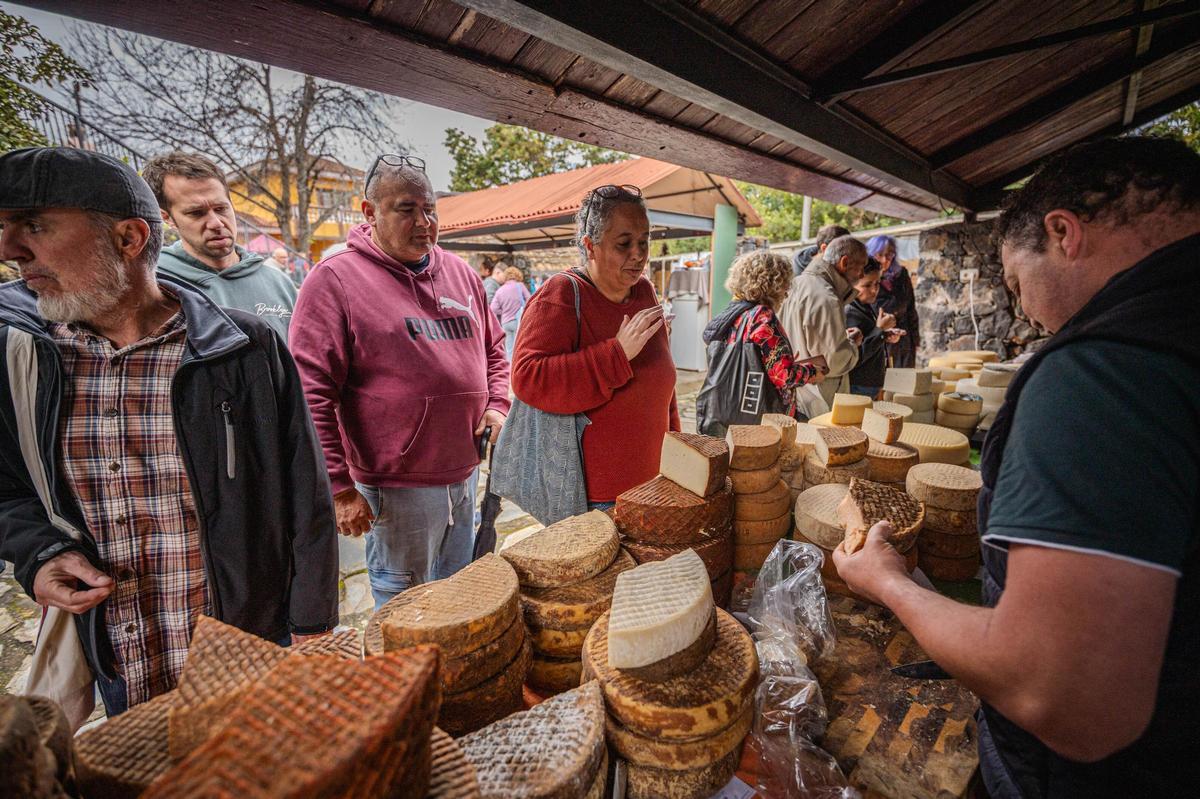 Feria del queso en Pinolere, Tenerife
