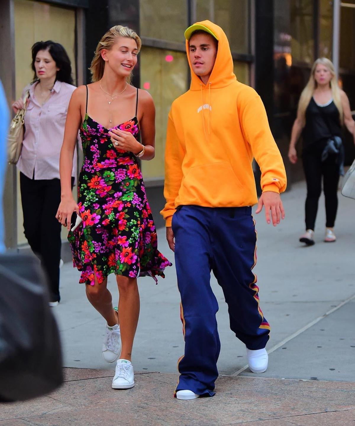 Justin Bieber y Hailey Baldwin, inseparables por las calles de Nueva York