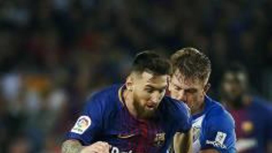 Messi, en el partit de dissabte.