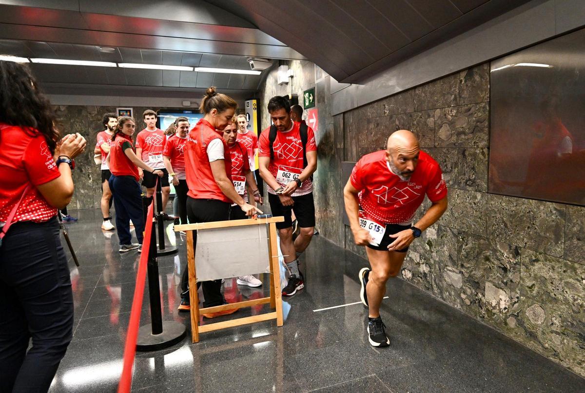 Primera cronoescalada en el metro de BCN