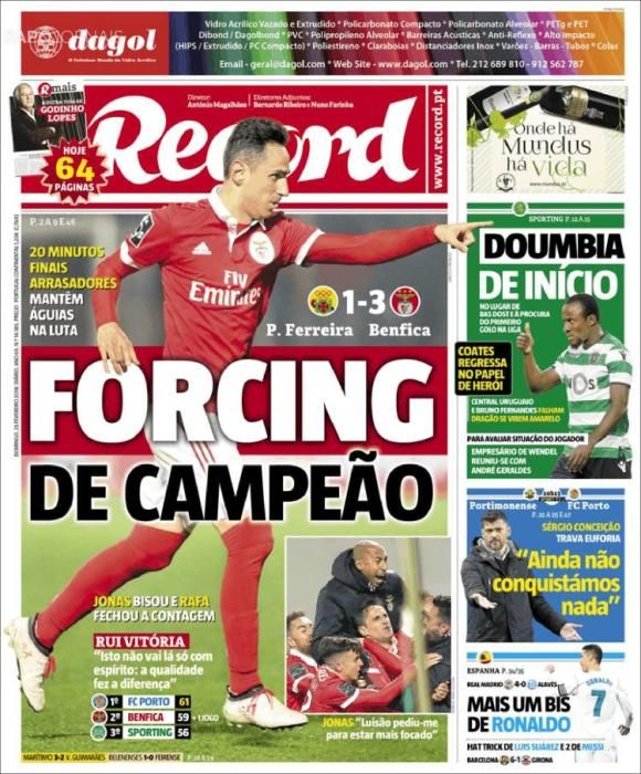 Portadas del 25 de febrero