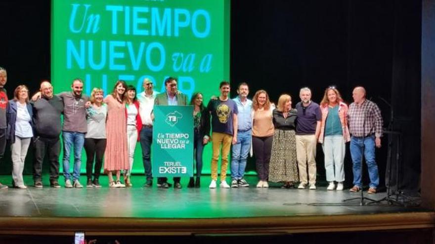 Tomás Guitarte, en el acto de Teruel Existe en Alcañiz, este lunes