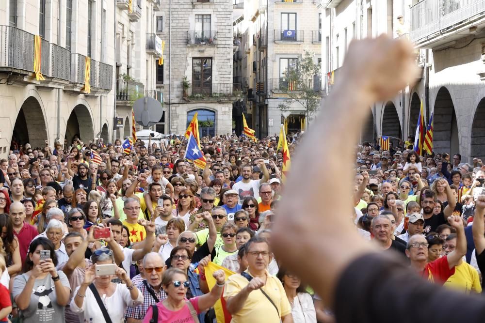 La Diada de l'11 de setembre a les comarques gironines