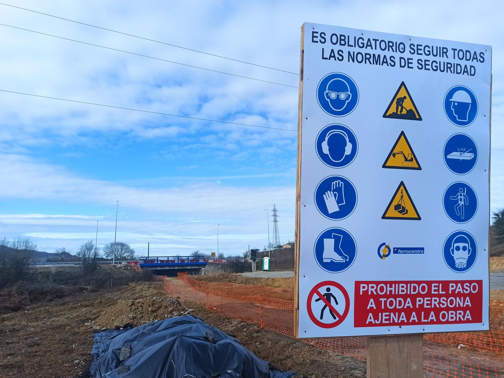 Así es la ilusionante obra de la senda peatonal y ciclista entre Lugones y La Fresneda: "Es la leche"