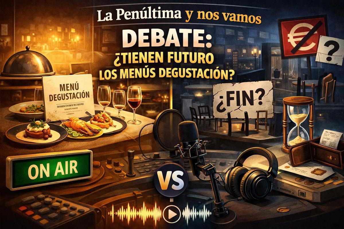 Debate sobre los menús degustación.