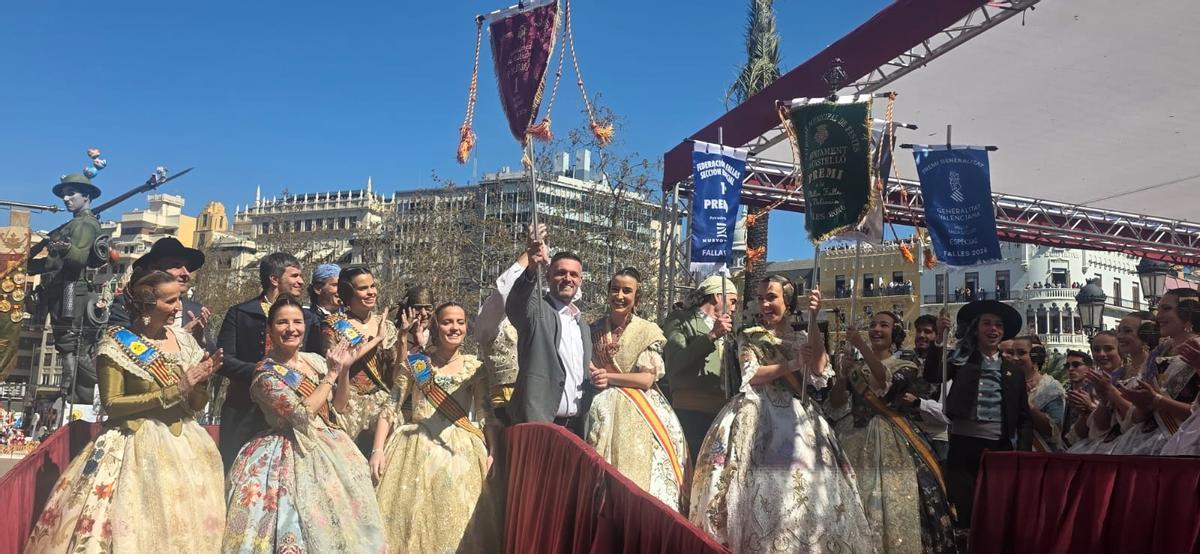 El autor de la falla de Convento Jerusalén, David Sánchez Llongo