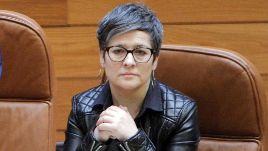 La diputada Patricia Vilán, en el Parlamento. // X. Álvarez