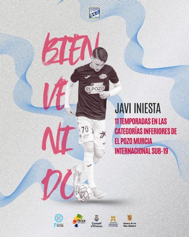 Imagen promocional del fichaje de Javi Iniesta