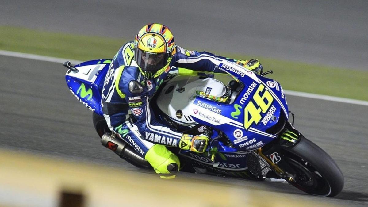 doha  catar   rossi motogp