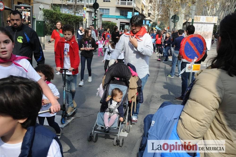 Marcha solidaria de Jesús-María por Haití