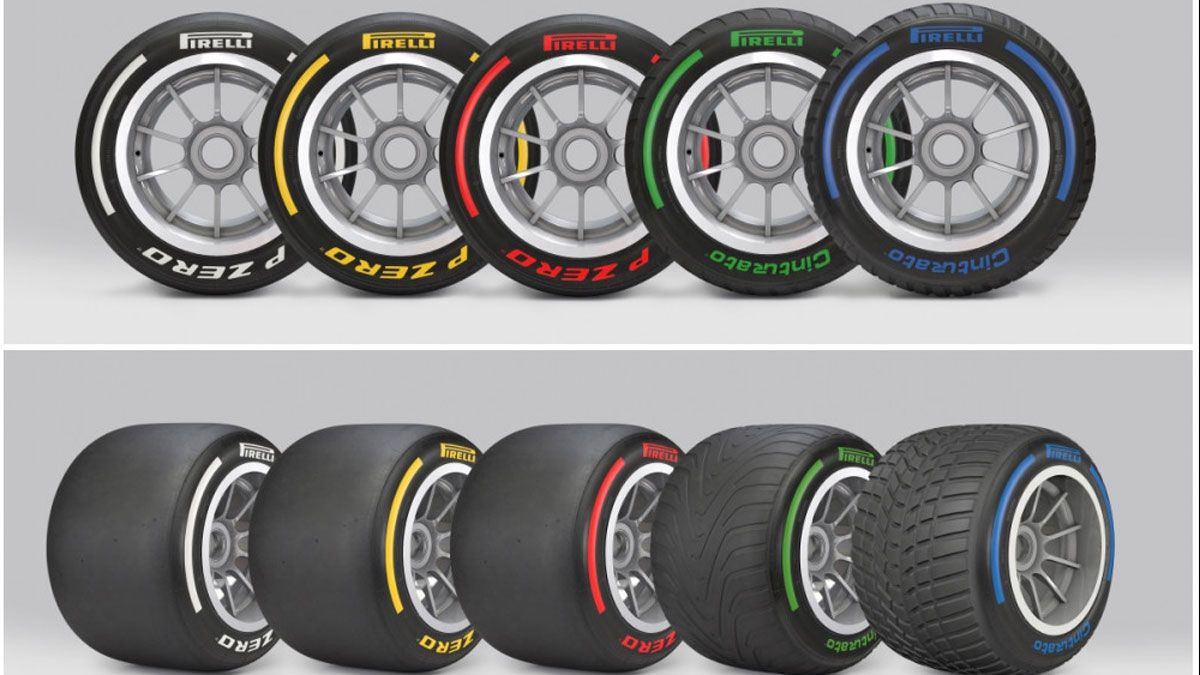 Los neumáticos de 18 pulgadas que se utilizarán en la Fórmula 1 en 2022