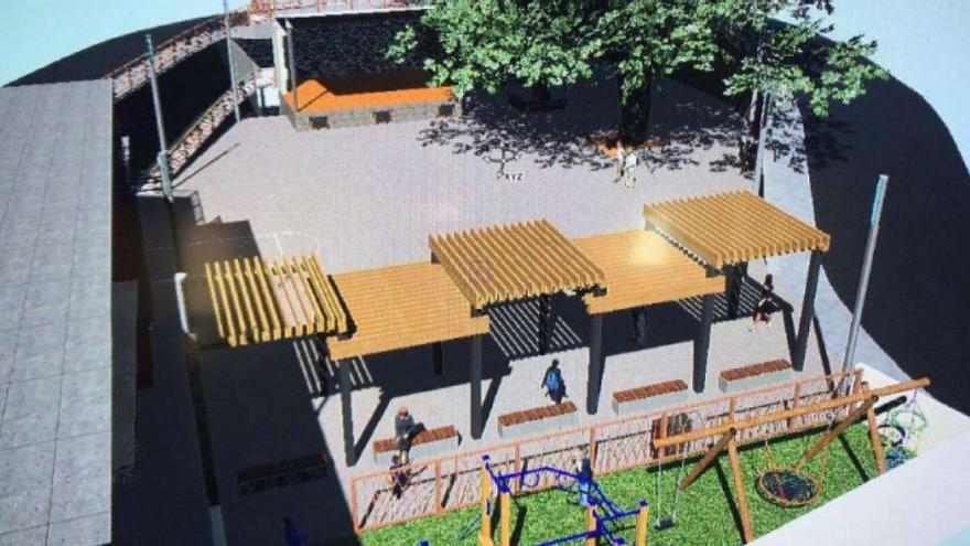 El barrio de Motor Grande tendrá una nueva plaza pública con escenario y aseos