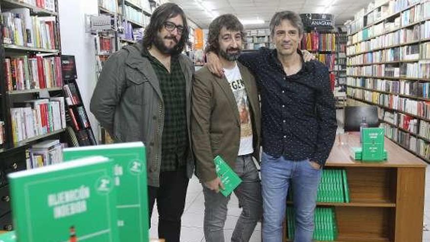 Manuel de Lorenzo, Rafa Cabeleira y Juan Tallón. // Iñaki Osorio
