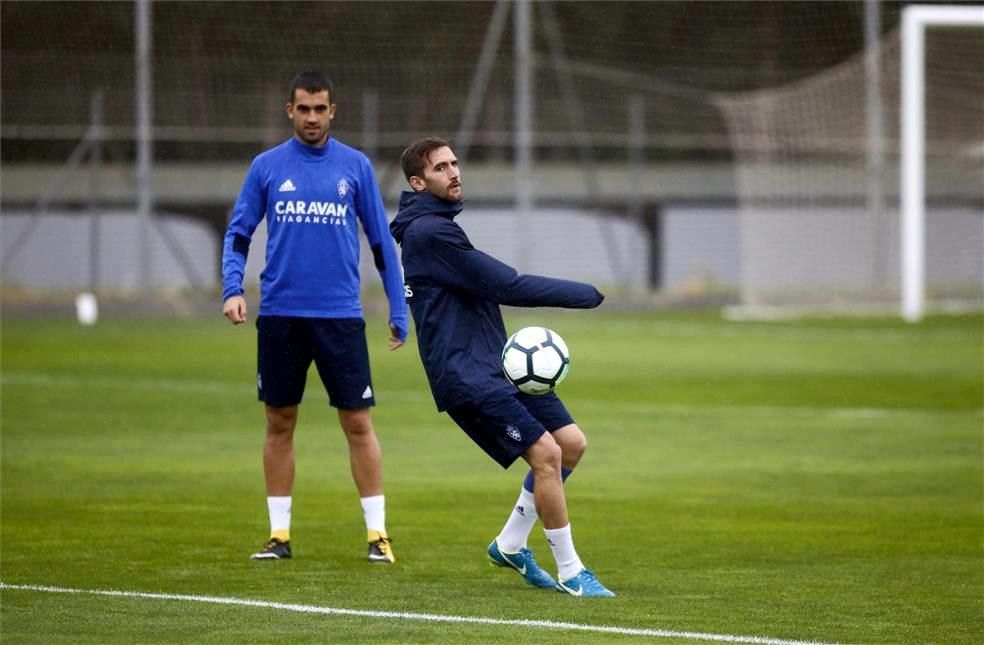 Sesión de entrenamiento del Real Zaragoza