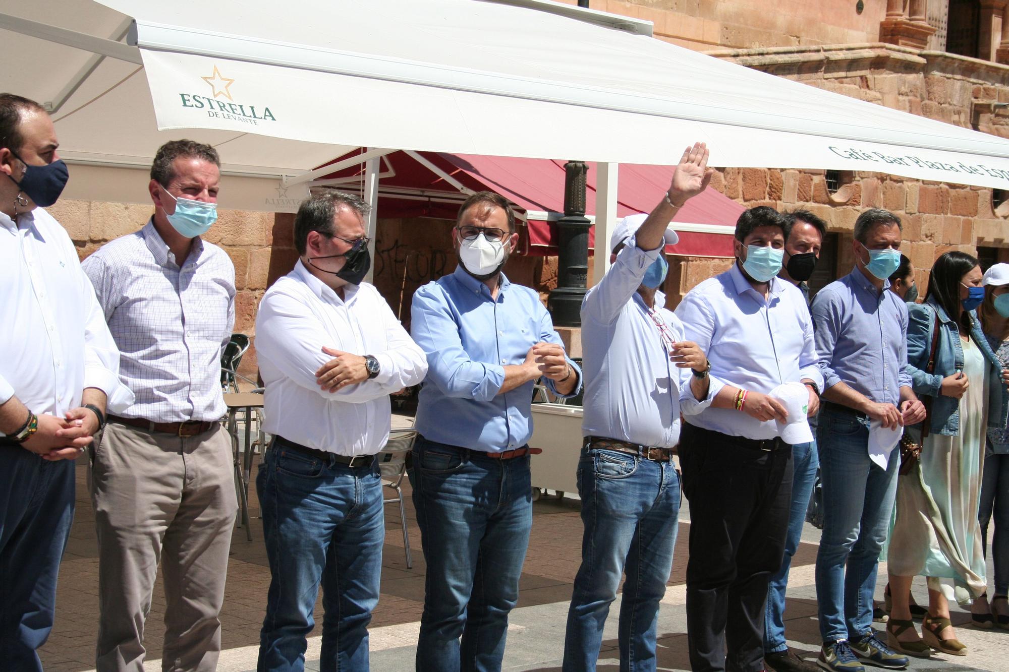 Protesta en defensa del Trasvase en Lorca