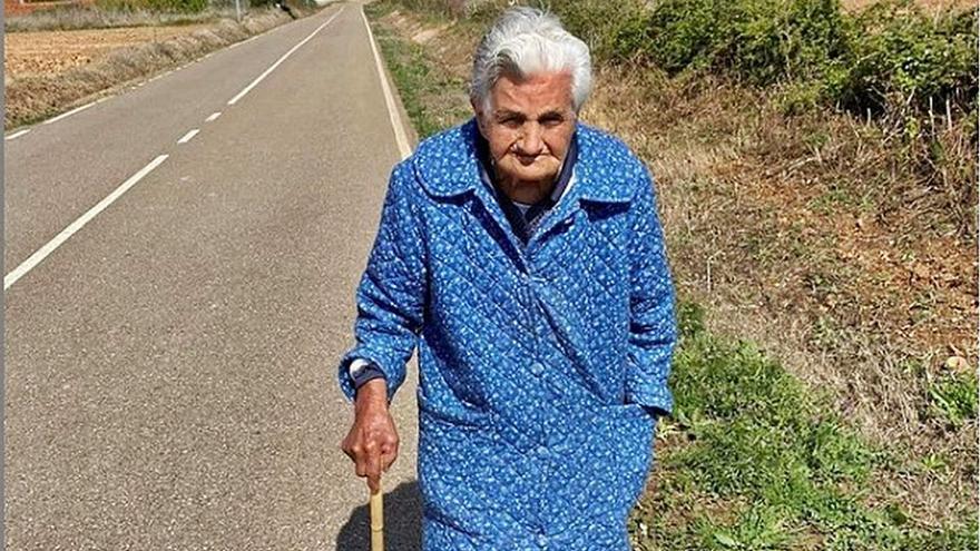 La zamorana Ana María Bermejo, con 105 años, ya tiene “fans” en Instagram