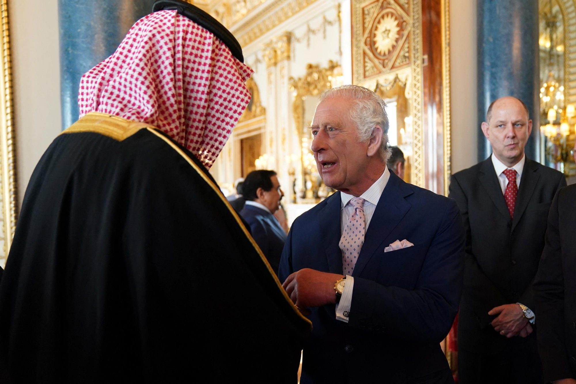 Britain's King Charles' reception at Buckingham Palace in London