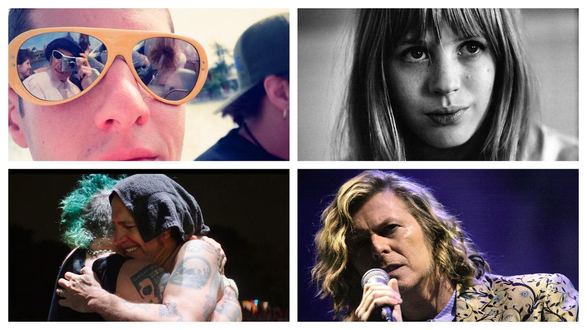 Imágenes de 'The best summer', 'Broken english', '40 years of fuckin' up: A film by NOFX' y 'Bowie: The final act'.