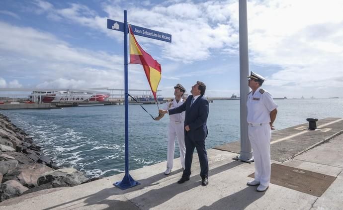 LAS PALMAS DE GRAN CANARIA. Monumento a la circunnavegación y nuevo muelle Elcano  | 12/11/2019 | Fotógrafo: José Pérez Curbelo